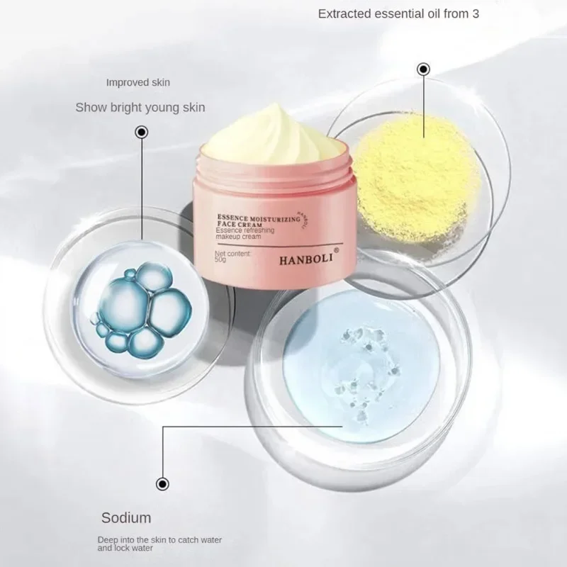 Gezicht Isolatie Concealer Hydraterende Luie Crème Gezichtsverzorging Hydraterende Verhelderende Huidskleur HanPoli 50g