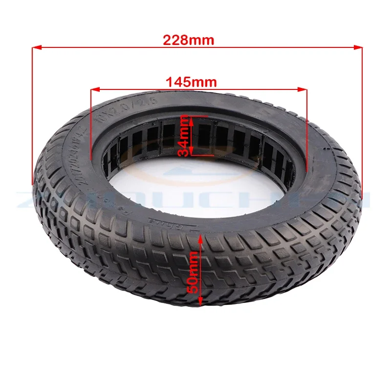 10 Inch Electric Scooter Tire Tyre For Xiaomi M365 10 X 2/10 X 2.5 Solid Tire Damping Tire Rubber Wheels Tyres for M365 M365 Pro