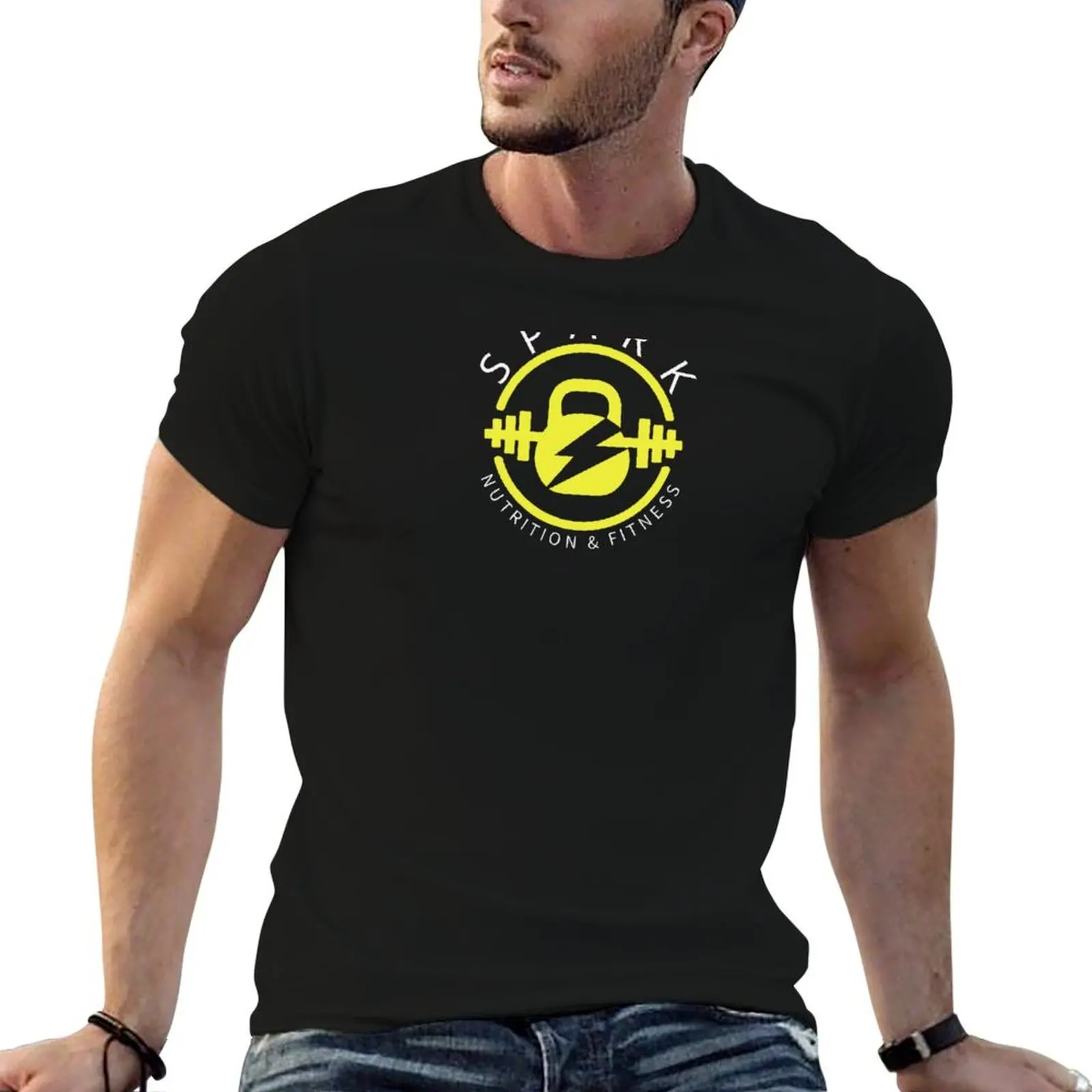 

Spark Yellow Clear T-Shirt t shirts for man pack cotton printed t shirts for man T-Shirt