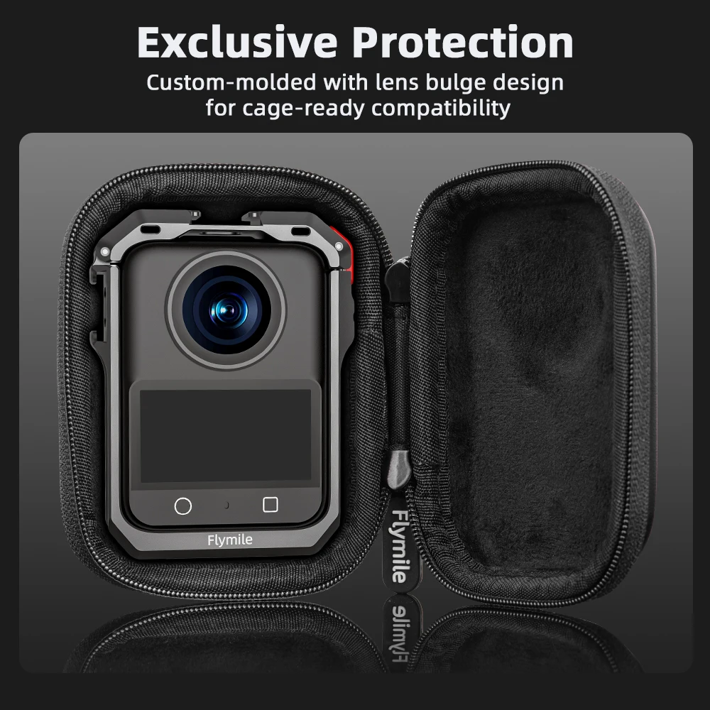 Flymile قفص حمل حقيبة ل DJI OSMO 360 حقيبة التخزين ملحقات الكاميرا الإطار المحمولة صندوق صغير قشرة صلبة المضادة للخدش