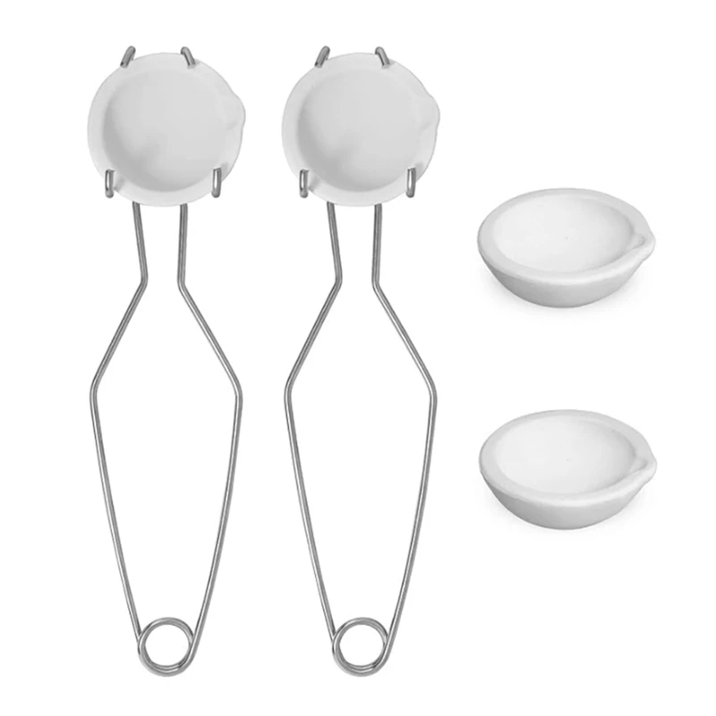 

AA01-6Pcs Crucible Kit, Ceramicquartz Crucible Dish Cup, Crucibles For Meltingmetal, Melting Casting Refining Gold Silver