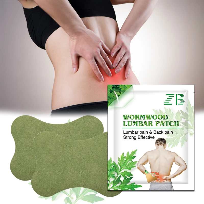 6Pcs Lumbar Spine Patch Relieving Waist Knee Joint Pain Patch Wormwood  Extract Plaster for Body Rheumatoid Arthritis Body Care