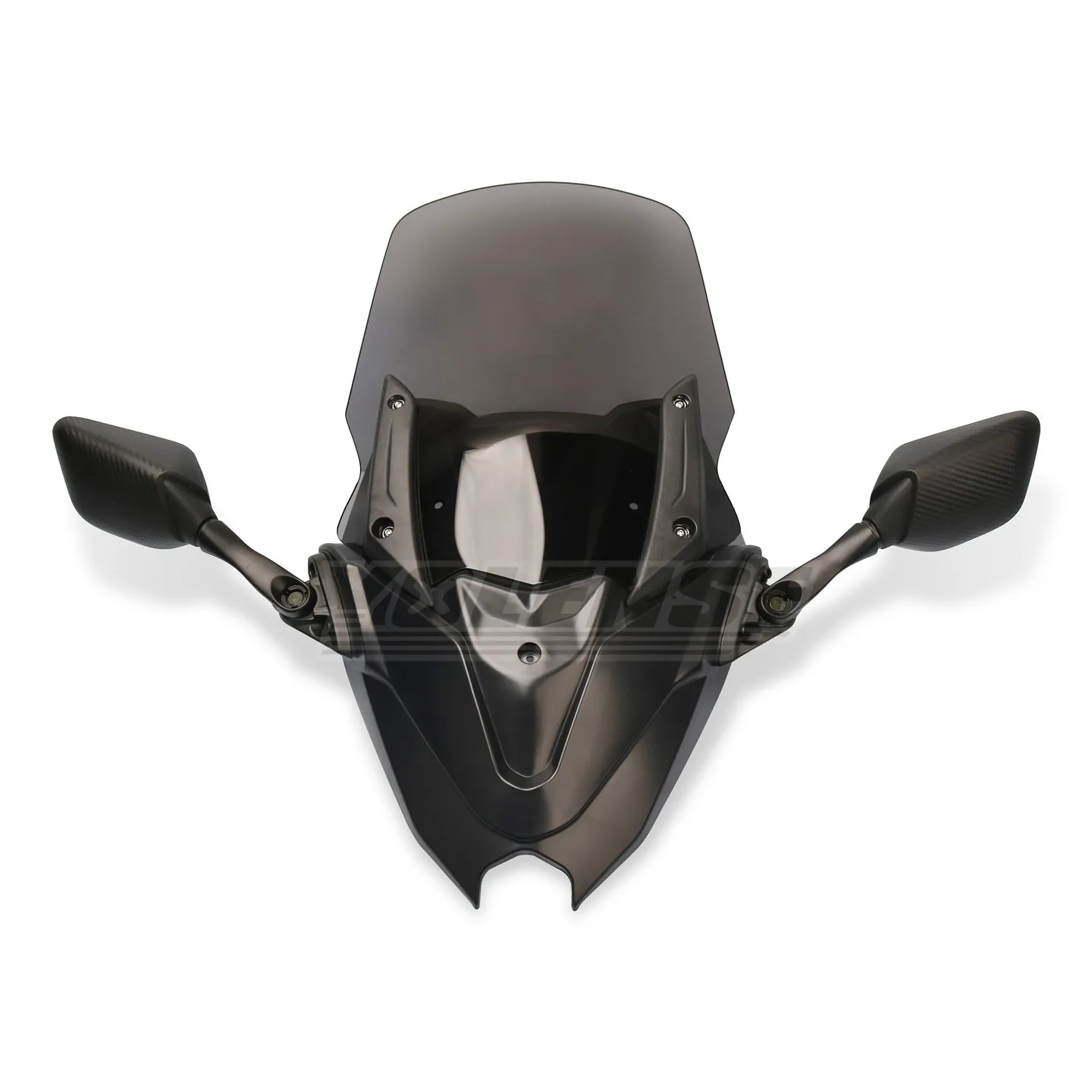 For NMAX 155 N-MAX 155 2025 2026 Motorcycle Windshield Windscreen Rearview Mirror Integrated with Front Mask Panel Accessories