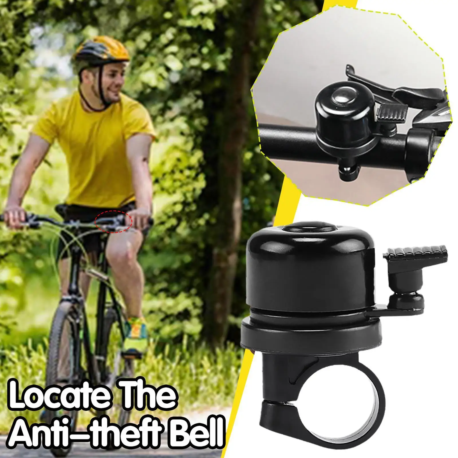 Bicycle Bell Locator Cover for airtag Universal Bicycle Tracker Mount Bracket Locator Protective Cover For Apple 