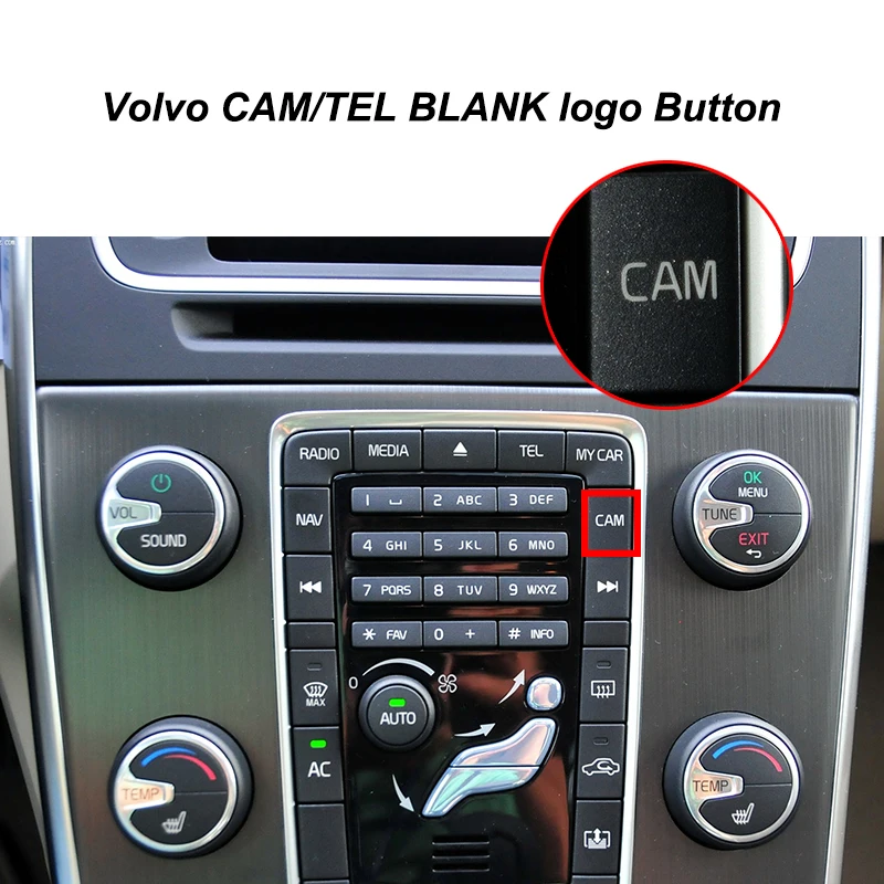 Bonroad Wireless Carplay Android Auto Module Retrofit Kit voor Volvo V40 V60 S60 XC60 V70 XC70 S80 2010-2015 met 7'' scherm