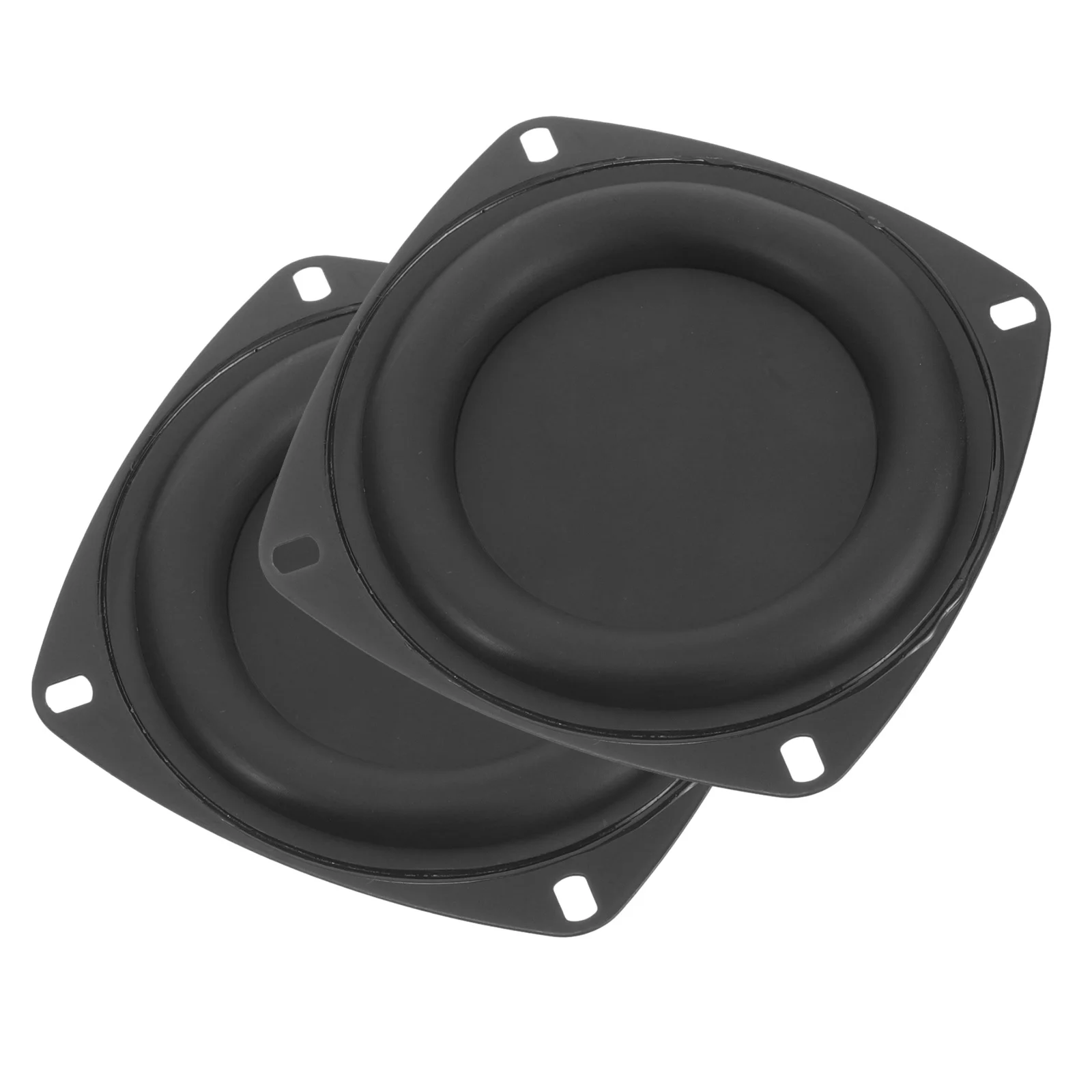 

2pcs 4 Inch Low Frequency Speaker Diaphragm Replacement Bass Vibrating Membrane For Car Audio System Speaker Part Radiator Plate