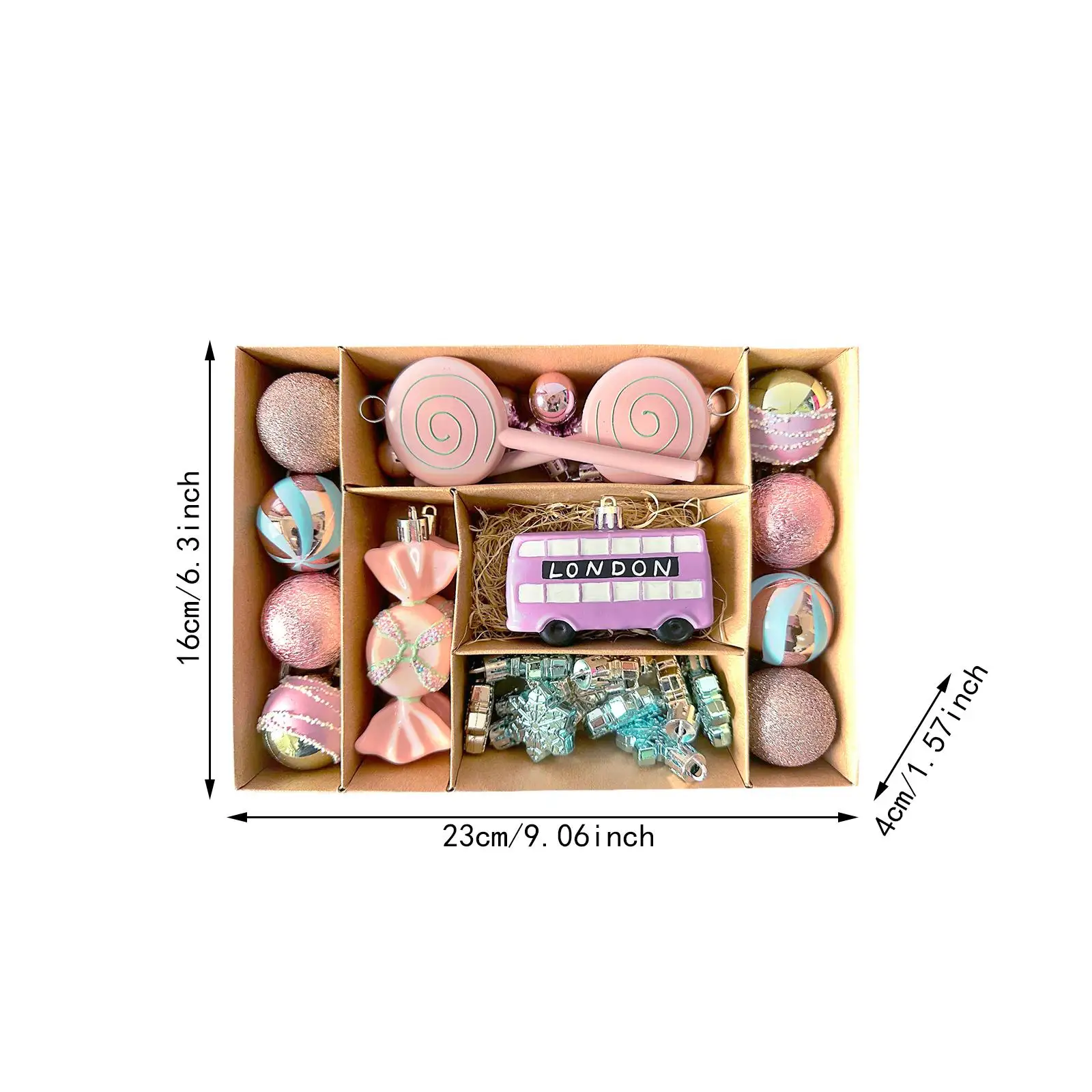 زينة عيد الميلاد المعلقة، زينة عيد الميلاد المختلفة للاحتفال