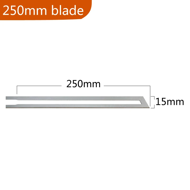 Electric Heating Knife Cutter Blade Nickel-Chromium Alloy Straight Bendabable Blade Slot Tool for Hot Cutting Machine Accessory