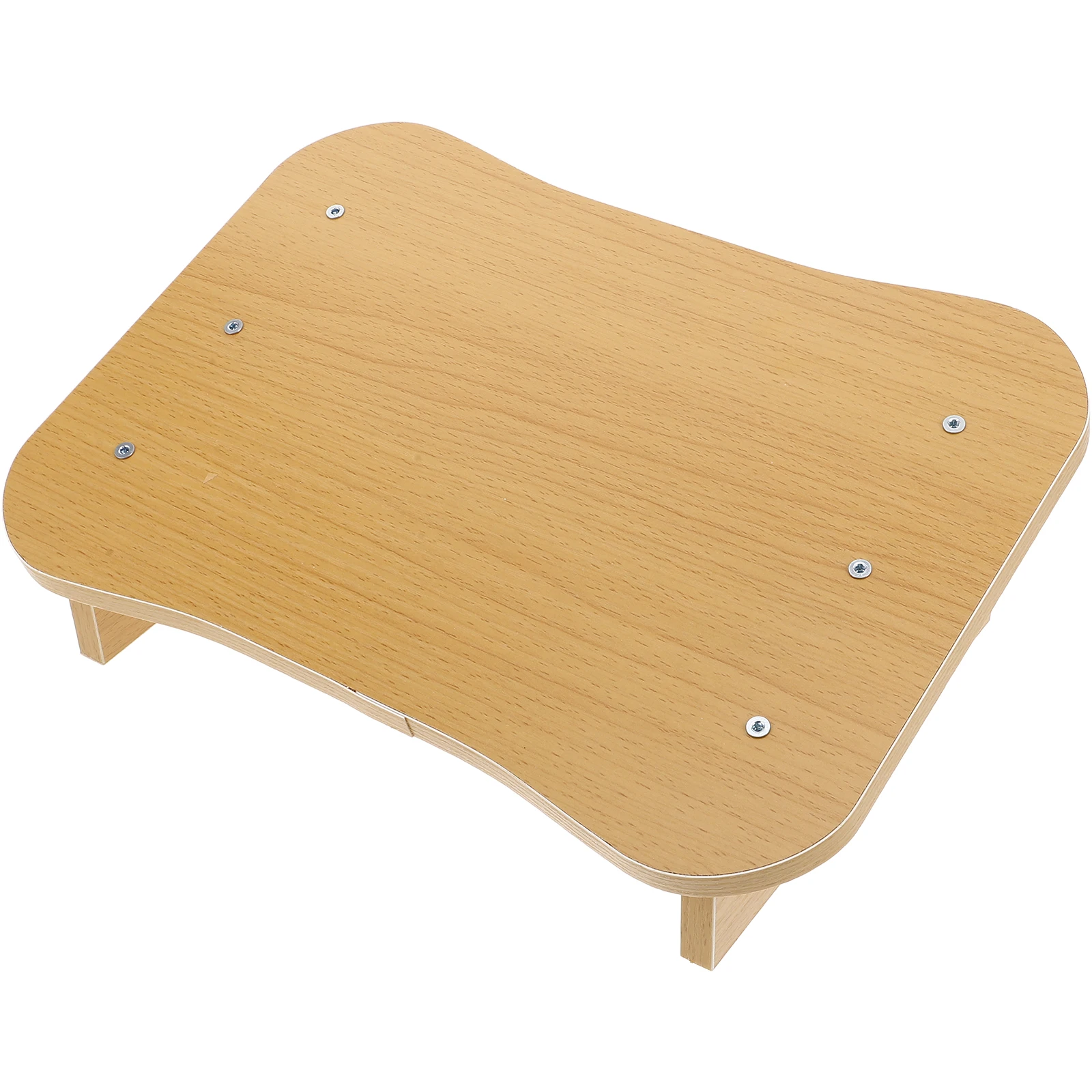 

Footstool Rest Desk Step Bedroom Footrest for Office Chair under Bedside Wood Multifunctional Comfortable Space Saving Wooden