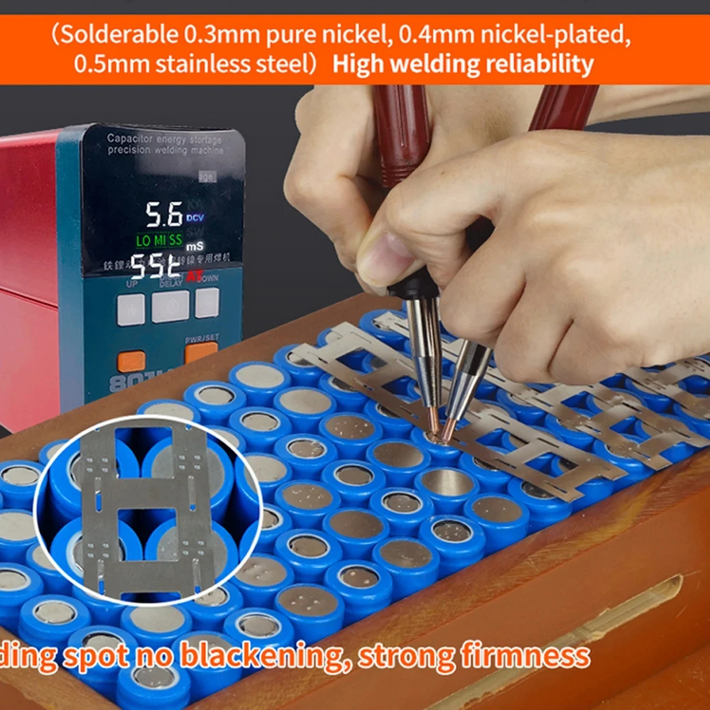 Imagem -03 - Glitter-spot Welding Pen Adequado para 75a Split Spot Machine Máquina Adequada 801d 811a 801h 25 35 50 Square