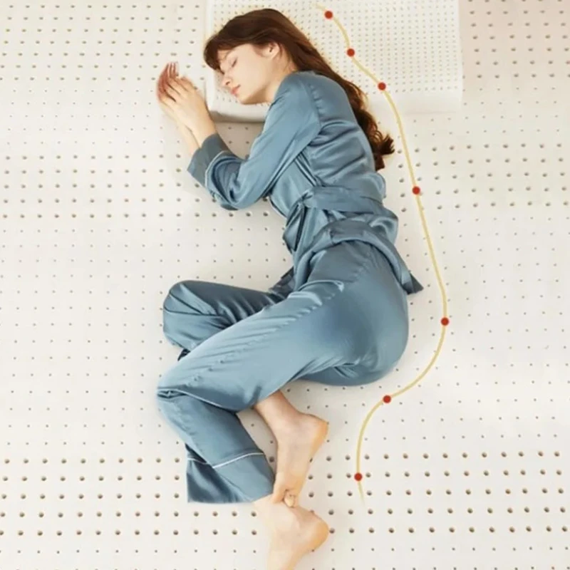 

Одиночный полноразмерный латексный матрас, Таиланд, натуральный королевский латексный матрас, складной спальный Colchon, супружеская мебель для спальни