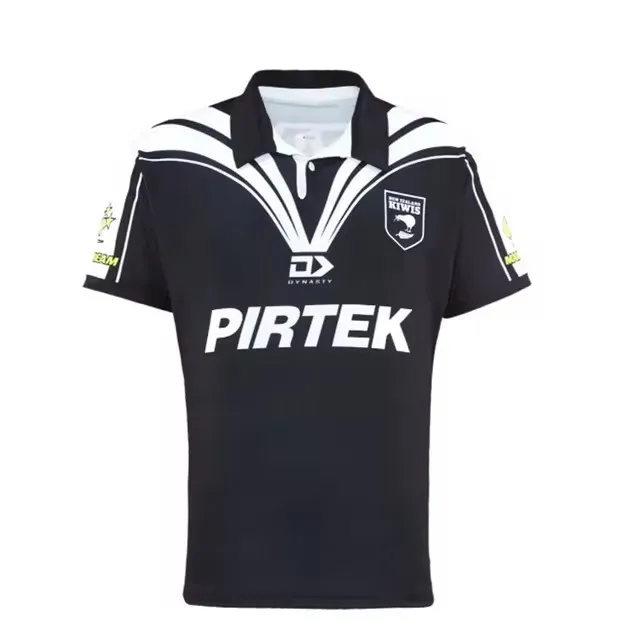 

2024 New Zealand Kiwis Home / POLO Shirt Men's Rugby Jersey - Men's Size:S-5XL（Print Custom Name Number