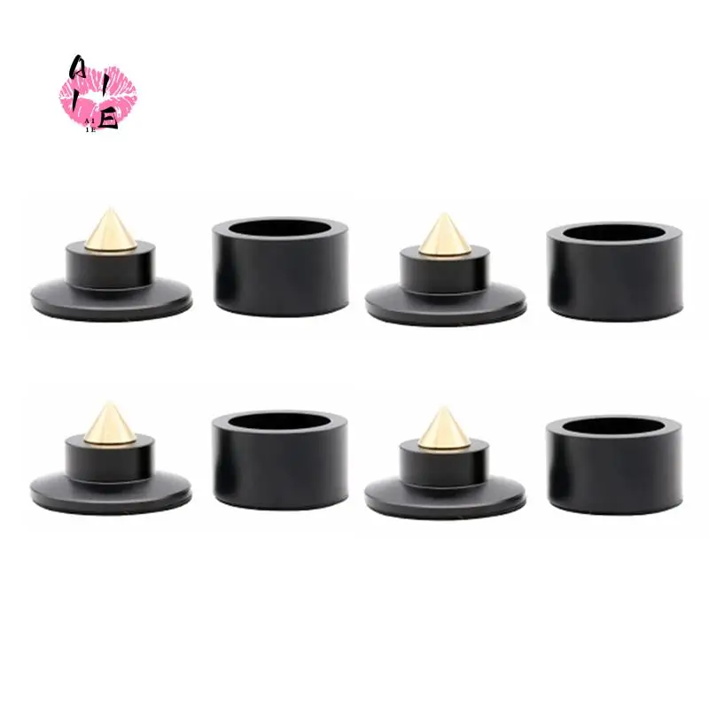 A11E-쇼크 스파이크 스프링 댐핑 패드 HIFI 스탠드 발판 스피커 스파이크 풋 패드 KTV 무대 스피커 알루미늄 아이솔레이션