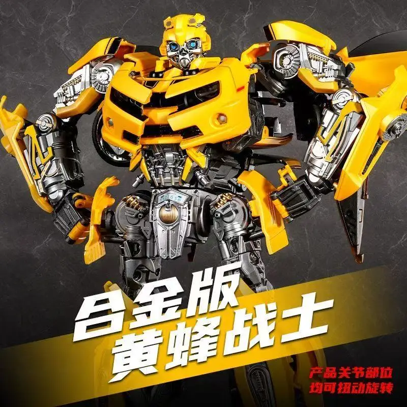 

30CM Transformation Gold Robot Toys Optimus Prime Alloy Star Commander Toys Truck Car Movie Anime Action Figure kids For Toys