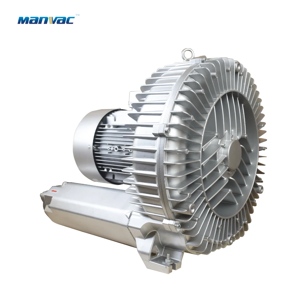 7.5kw Ring Bower Vacuum Air Pump High Power Turbo Air Blower Industrial Suction Regenerative Blower
