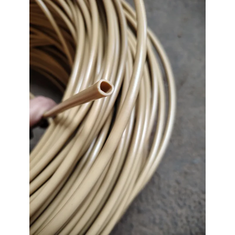 

8mm PE Plastic Rattan Strip Hollow Tube Straw Hat Card Holder Internet Celebrity Landscape Material Hollow Rattan Braided