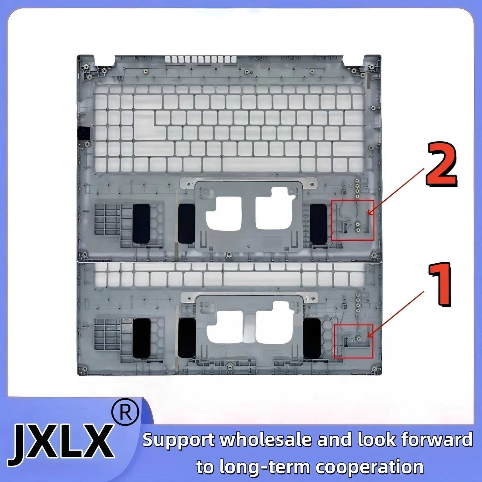 JXLX®New For ACER Aspire3 A515-58M N23C3 A315-510P Laptop LCD Back Cover Top Case/Palmrest/Bottom Base Accessory shell