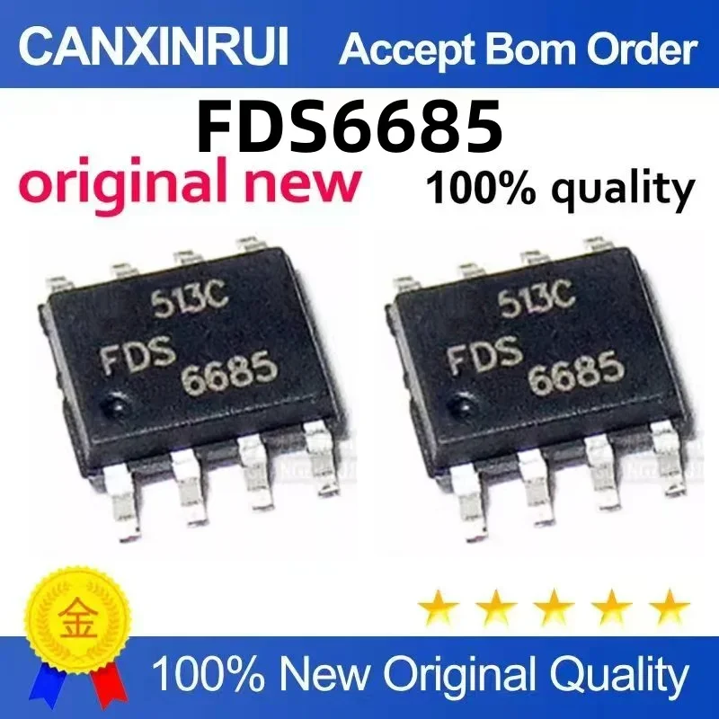 (5-100 pieces) Brand new original FDS6685 6685 SOP-8 spot chip IC