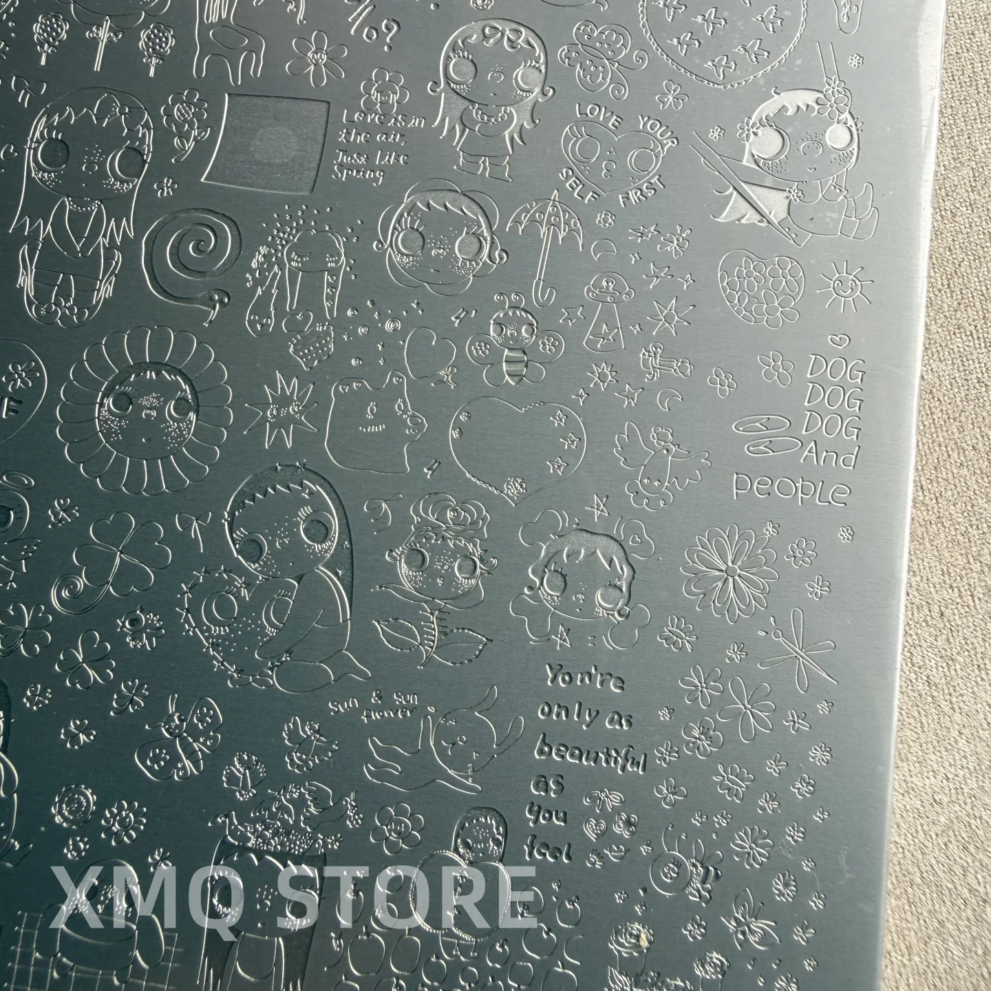 XMQ NAIL ART STAMPING PLATES LINES TEMPLATES LETTERS IMAGEPLATES - view 3