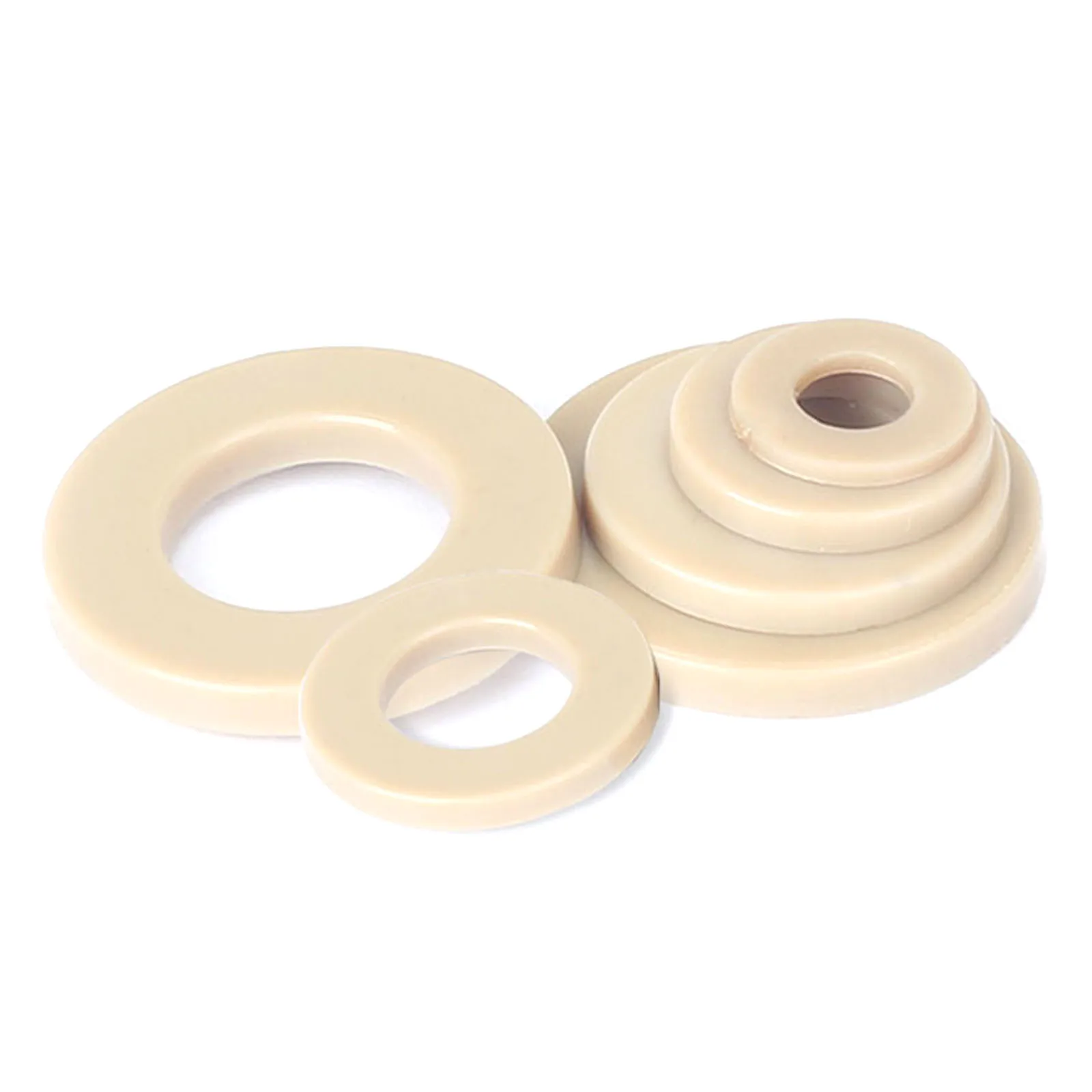 2/3/5/10pcs DIN125 M2 M2.5 M3M4M5M6M8M10 M12 M14 M16 GB97 PEEK High-strength High-temperature Resistant Flat Washer Plain Gasket