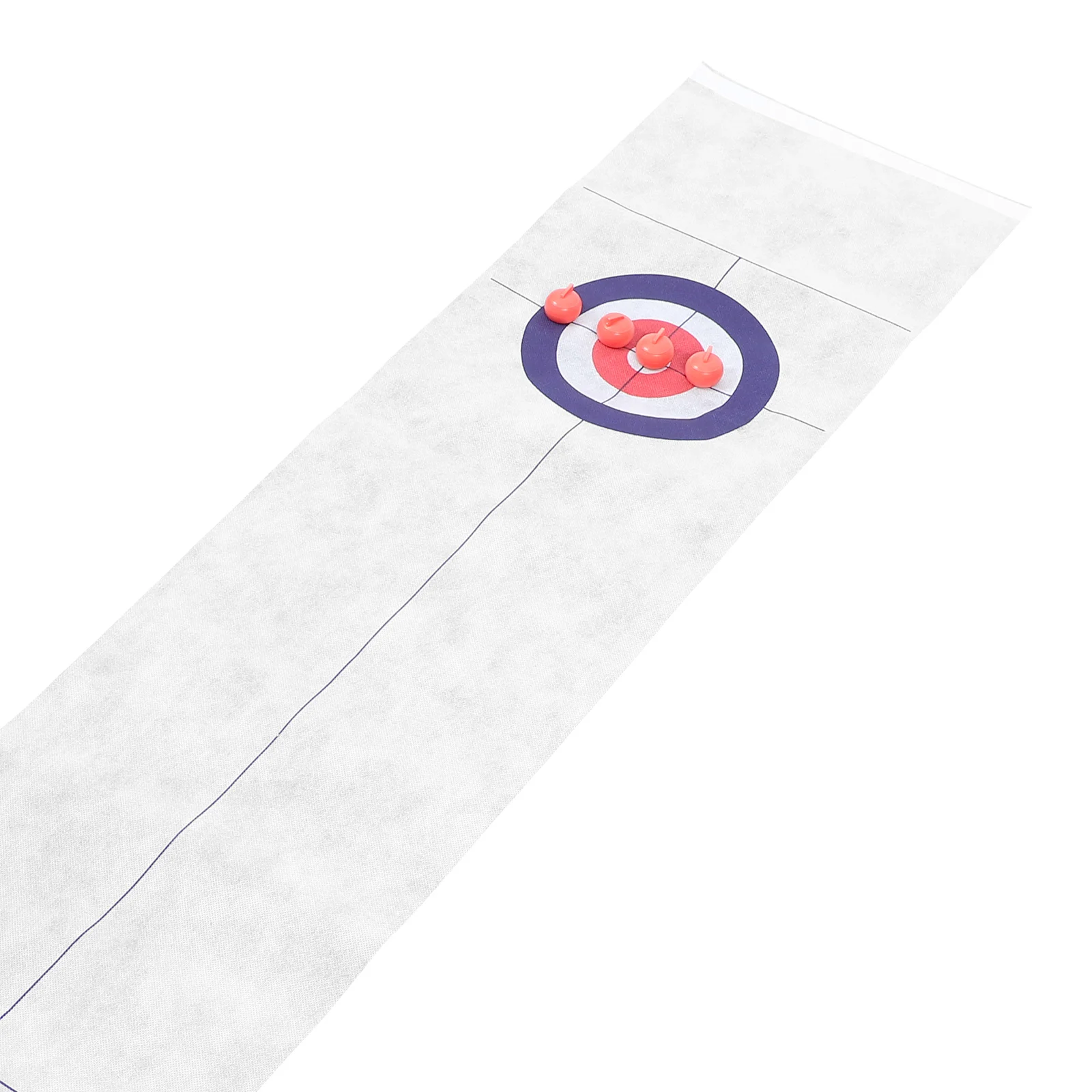

1Set Indoor Curling Game Desktop Plastic Non-Woven Fabric Durable Board Game Enhances Hand-Eye Coordination Tabletop Family