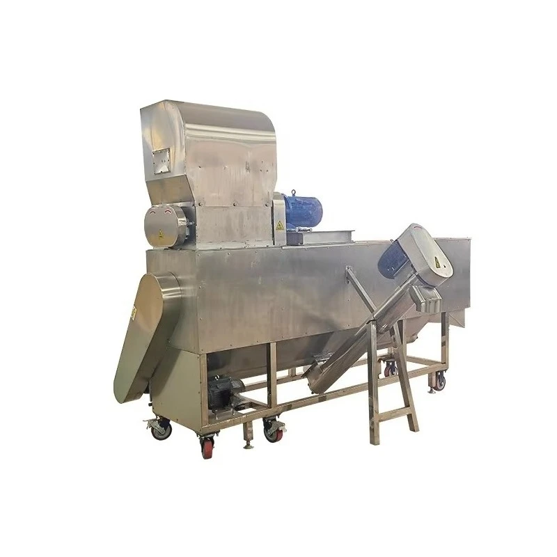 Fruit and vegetable processing  in food factories with easy-to-operate red pepper and pepper seed separation chopper