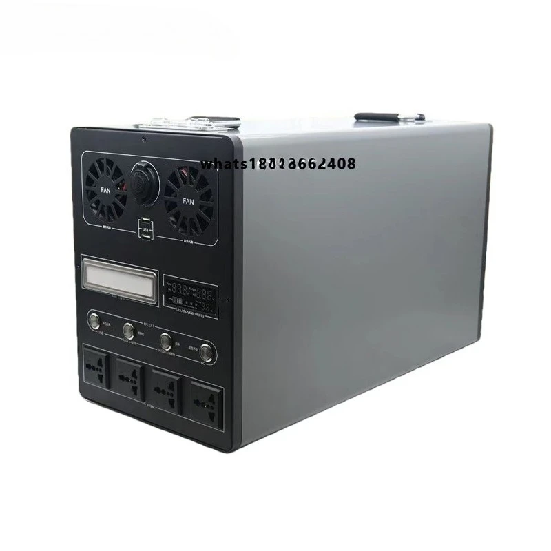 4000Wh 3000W portable solar generator 4kWh outdoor energy storage system, suitable for camping, fishing, hiking