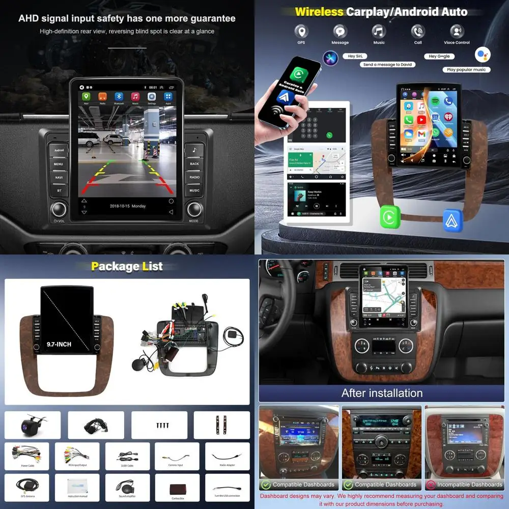 

2 + 32G 9,7-дюймовый автомобильный радиоприемник для Chevrolet GMC 2007-2014 2013 2012 2011 2010 2009 2008 Автомобильный радиоприемник с двойным Din сенсорным экраном Re