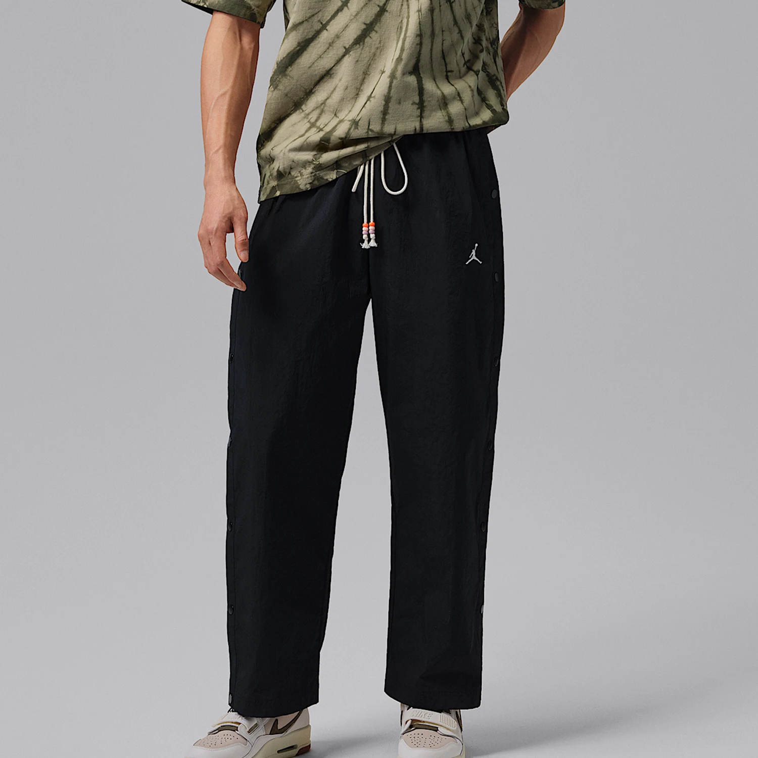 Nike genuine Jordan Brooklyn men's lace up classic pants IF1952-010