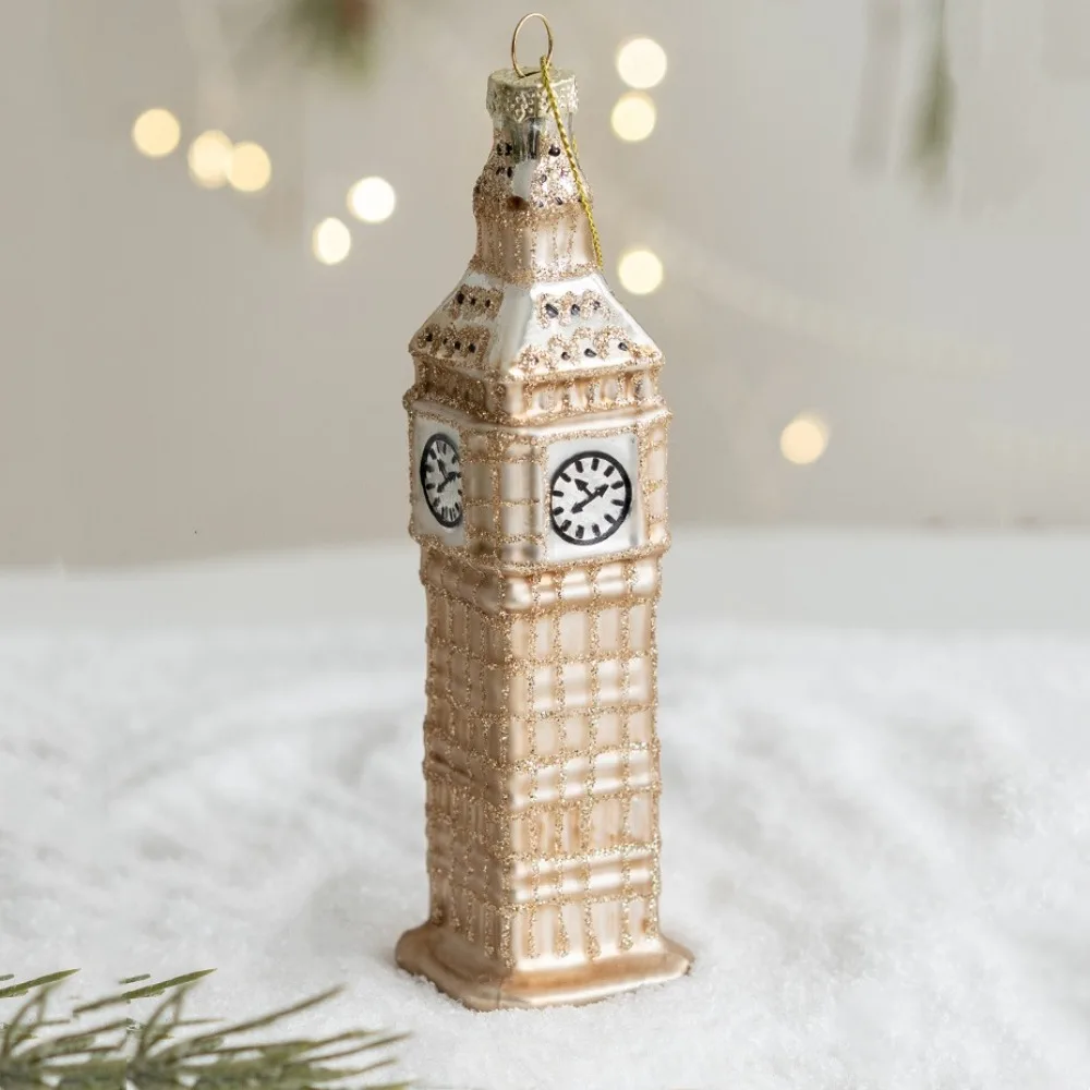 

Santa Claus Christmas Glass Ornaments Christmas Theme New Year X-mas Tree Decoration Pendant Gift Colorful Christmas Hanging