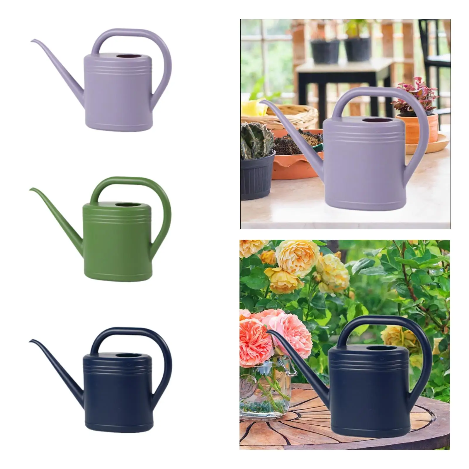 2L Watering Can Modern Easy to Use for Garden Flowers Bonsai Watering Plants
