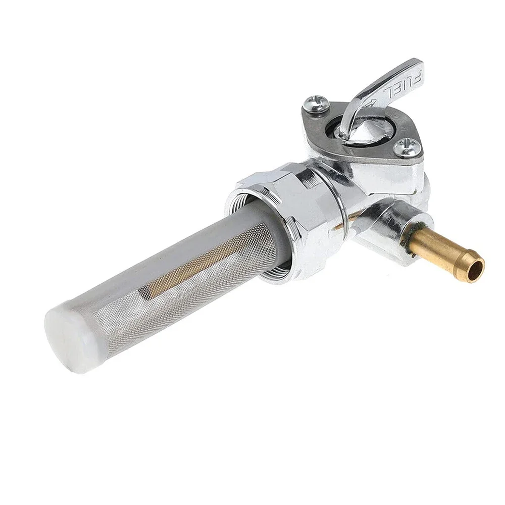 22MM Aluminum Alloy Motorcycle Fuel Gas Tank Shut-off Valve Left Spigot Petcock Switch Fit for Harley Davidson