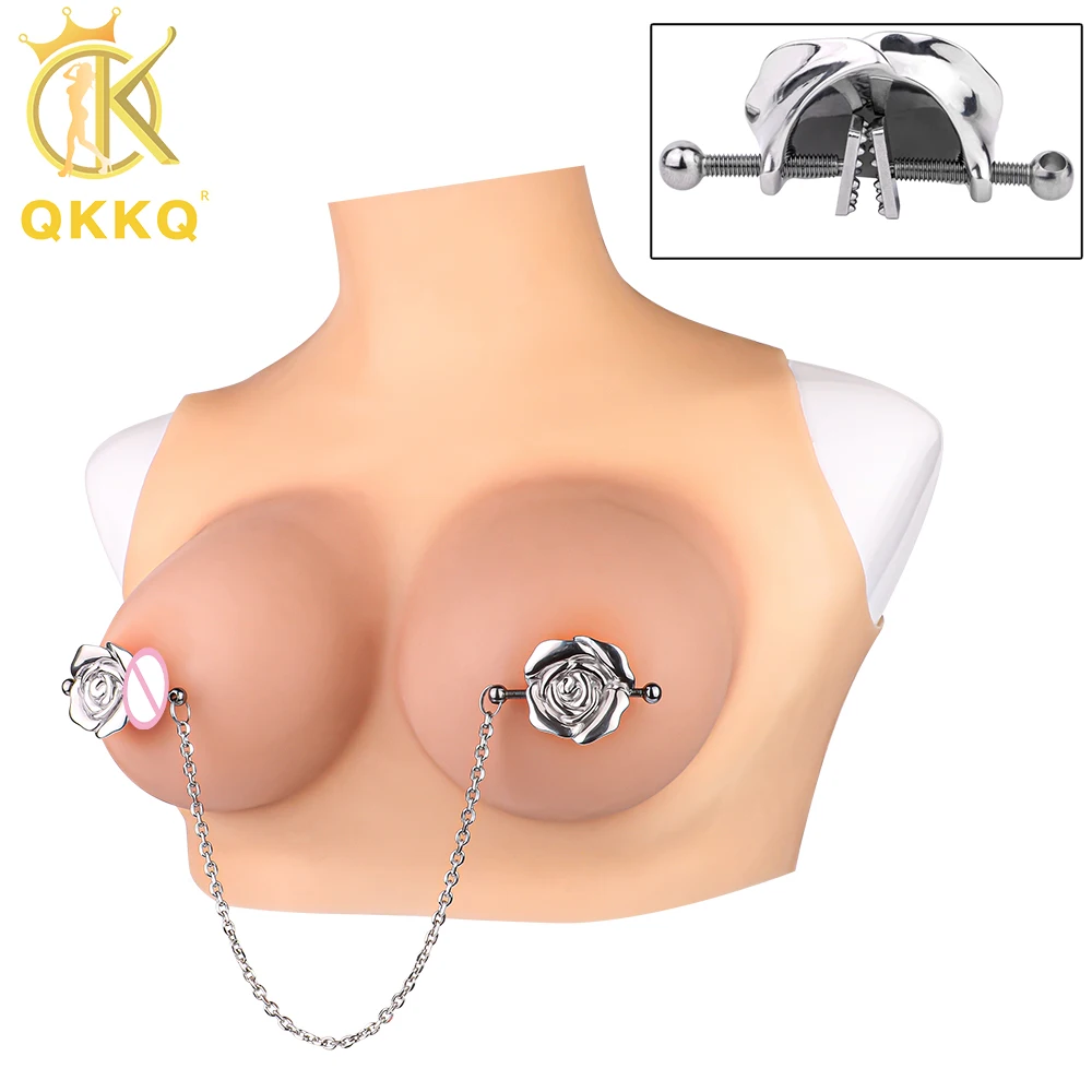 QKKQ Nipple Clamp Body Stimulator Nipples Pain Breast Massager BDSM Sex Toys For Women Men 18+ Pleasure Erotic Toy Sexy Shopping