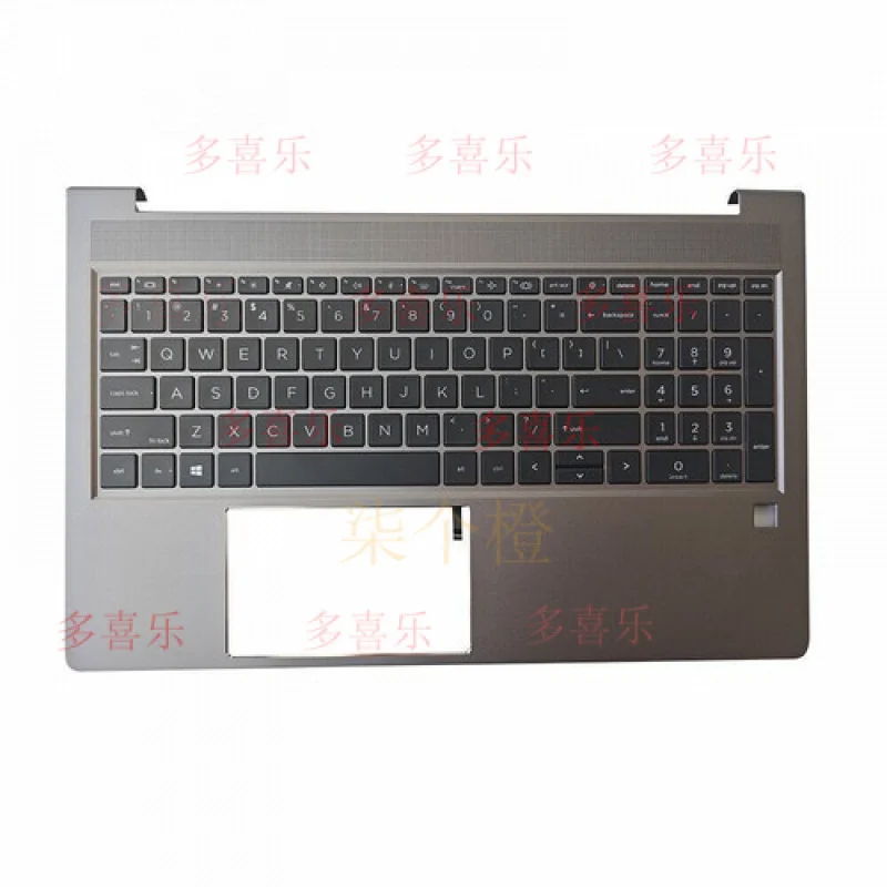 

ZZMM новый для HP ZBOOK Power 15 G9, упор для рук с клавиатурой, белая подсветка, серый N06912-001