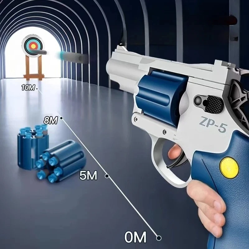 Manual ZP5 Toy Pistol Gun for Kids Outdoor Fun Shooting Game EVA Soft Dart Bullet Launcher Toy Gun for Children's Birthday Gift view 2