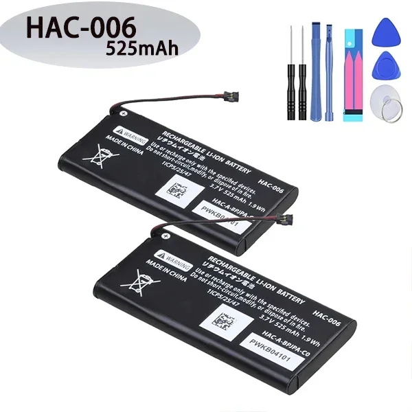 HAC-006 Original 3.7V 525mAh Battery for Nintendo Switch HAC 006 HAC-015 HAC-016 HAC-A-JCL-C0 HAC-A-JCR-C0 Switch NS Joy-Con