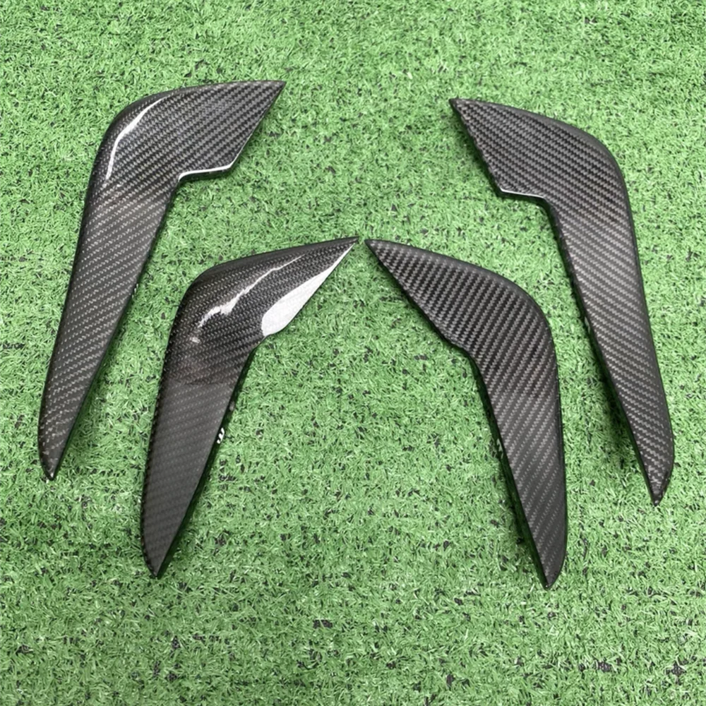 

For BMW M2C F87 modified AC style carbon fiber front bumper air knife 4pcs