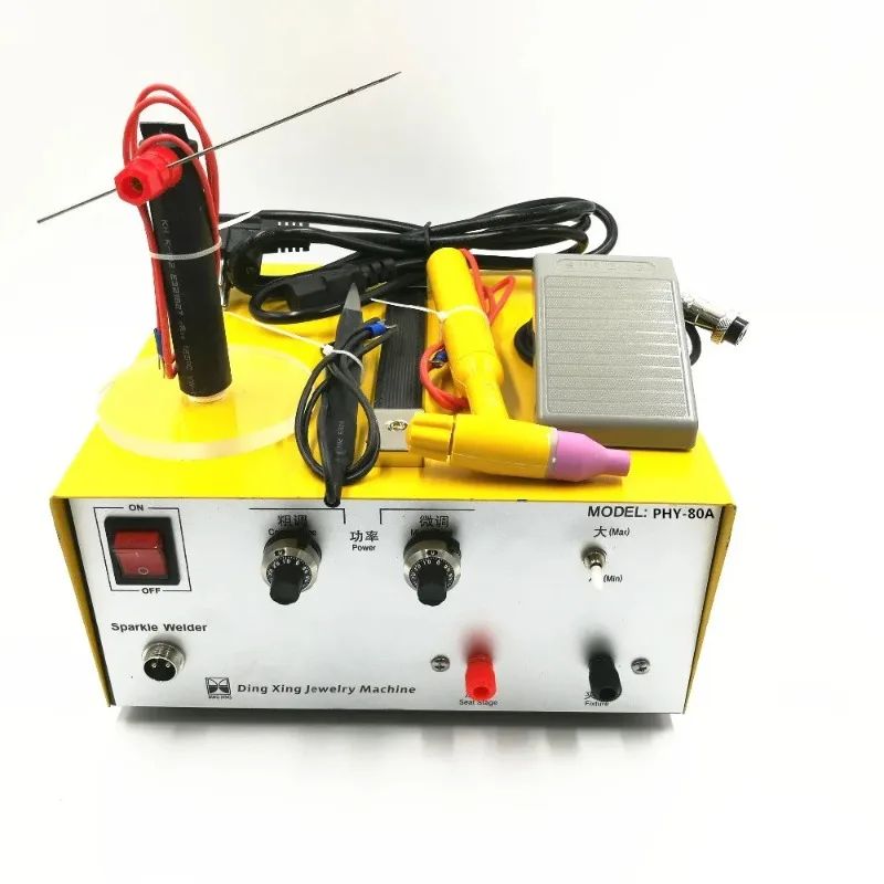 80A Spot Welding Machine Manual Pulse Spot Welder for Gold Silver Jewelry Processing