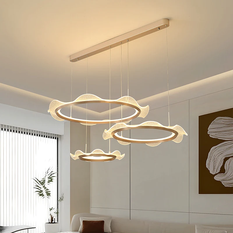 Modern Home Decor Led Lights Pendant Light Lamps Forstaircase Chandeliers For Living Room Hanging Light Indoor Lighting