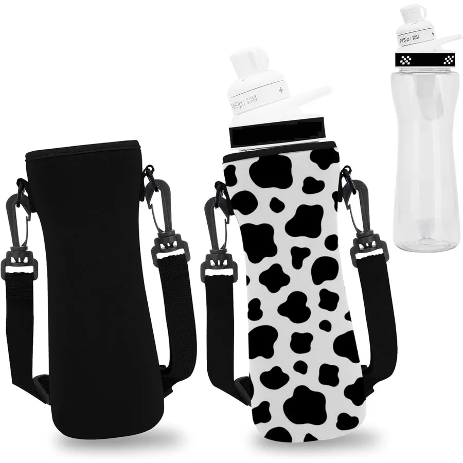 

2 шт., подходит для бутылки с водой Cirkul на 32 унции, неопреновый изолированный рукав для пластиковой стеклянной бутылки из нержавеющей стали, бутылки с водой C