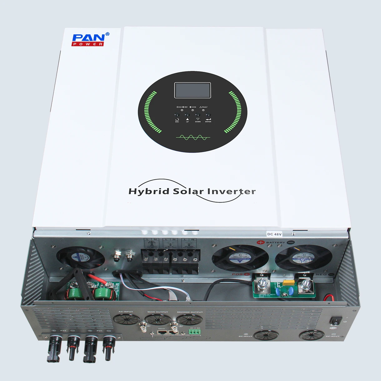 Smart 11KW 48V 220V Hybrid Solar Inverter with Mppt for Solar Systems