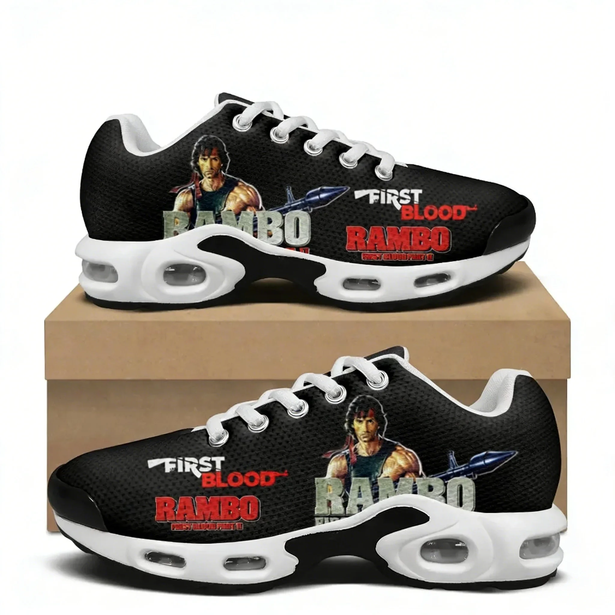 John Rambo F-First B-Blood Air Cushion Sneakers Mens Womens Sports shoes Hiking Mountain Climbing Casual Shoes Custom Shoes