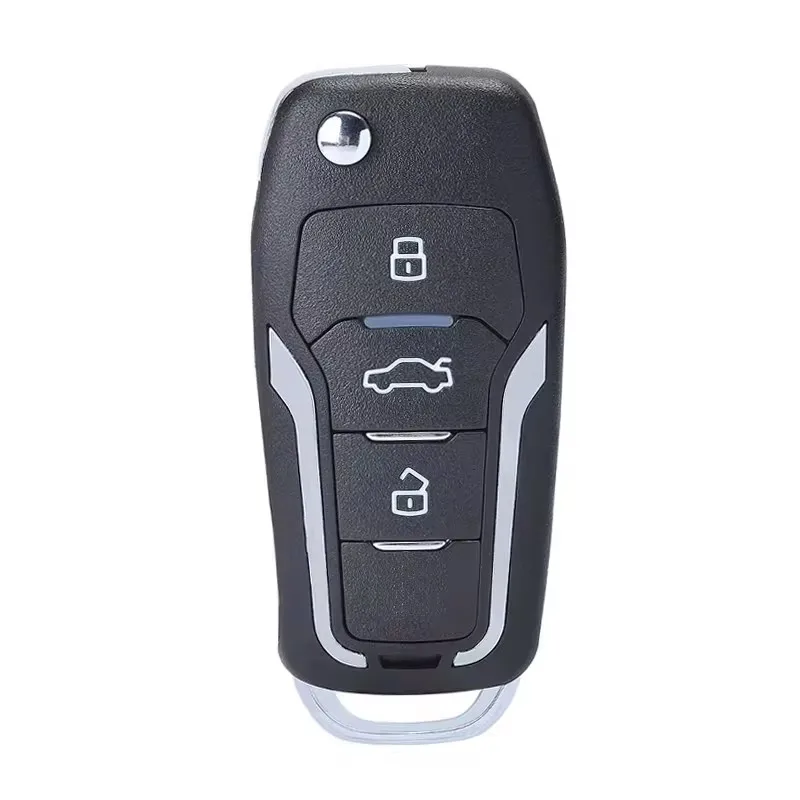 KEYECU 3 pulsanti 433MHz ID40 Chip per Opel Astra G Zafira B 1998-2004 Auto aggiornato Flip Remote Key Fob P/N: 6239052, 93176615