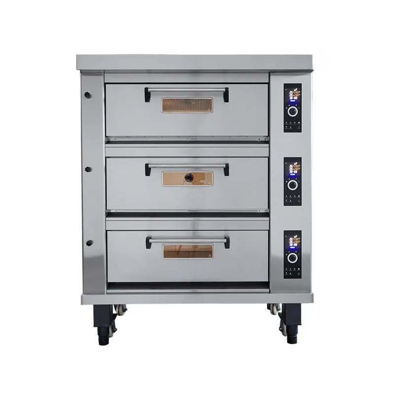 Three-layer six-plate electric oven Shangchao kitchen floor furnace