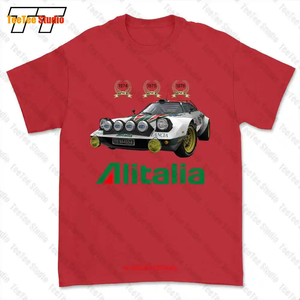 T-shirt de course de rallye Lancia Stratos Hf, groupe 4 Alitalia Wrc, HTFZ