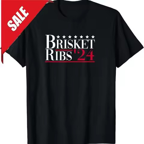 Brisket 2024 Funny BBQ Barbecue Political Election Unisex T-Shirt