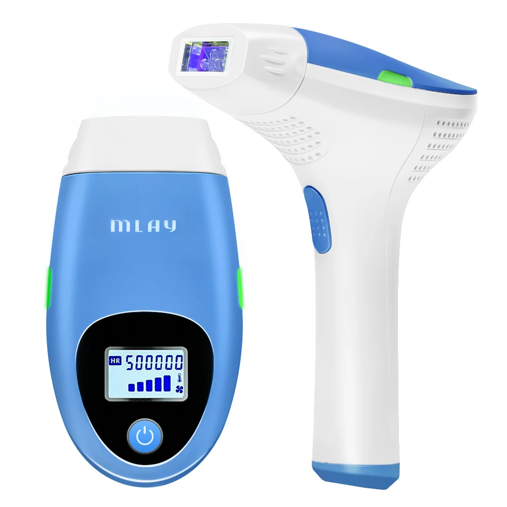 MLAY-depiladora láser permanente para uso doméstico, dispositivo de depilación IPL Hiar con 500000 Flashes, para Bikini, cara y cuerpo, T3