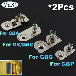 2Pcs PCB Motherboard Battery Terminals Spring Contacts For Nintend Gameboy Color Pocket Advance GB GBA GBP GBC DMG-01 Repair