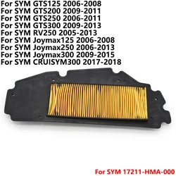motorcycles air filter for SYM GTS125 GTS200 GTS250 GTS300 RV250 Joymax125 Joymax250 Joymax300 CRUISYM300 17211-HMA-000