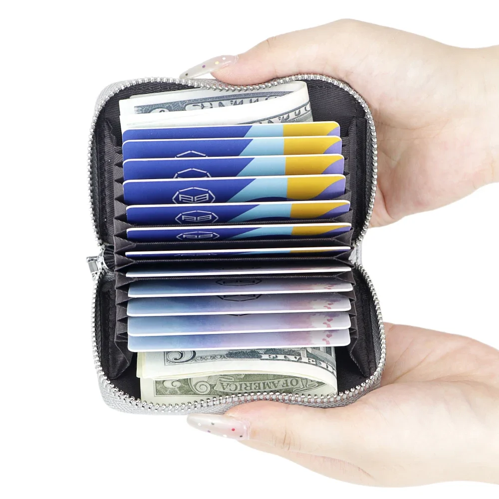 Royal Bagger RFID Orgel Karten halter, Echt leder Multi-Card Slots Karten etui, tragbare kleine Brieftasche Geldbörse für den täglichen Gebrauch 1906
